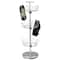 Household Essentials 38" Silver 3-Tier Revolving Shoe Tree